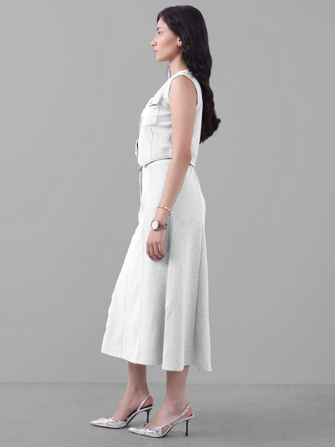 WHITE VEST & SKIRT CO-ORD SET-3
