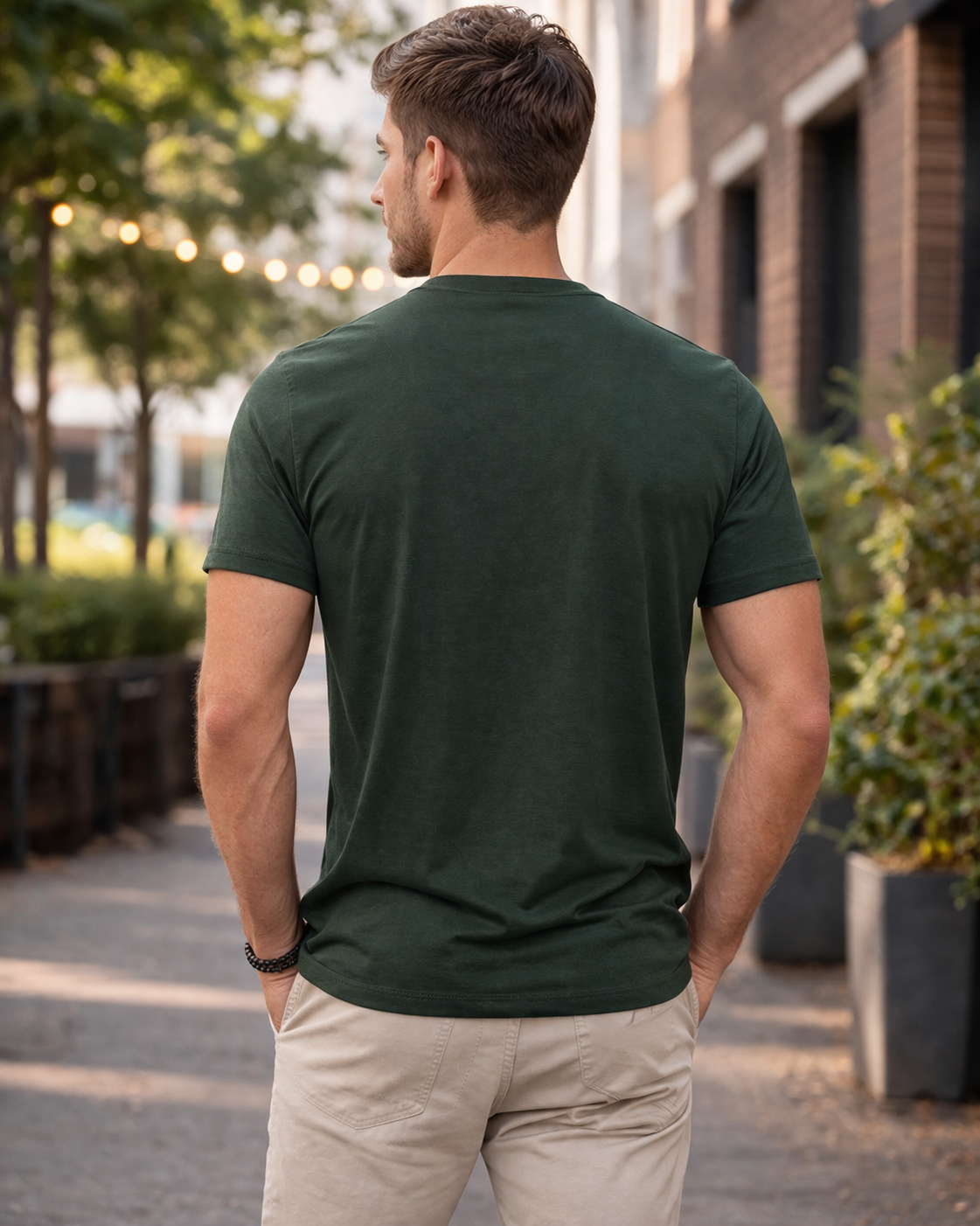 Outsiders Graphic Tee – Forest Green T-Shirt-4