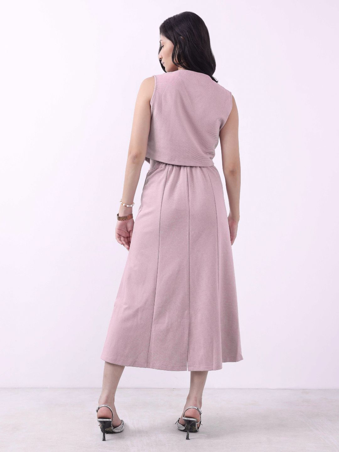 PINK VEST & SKIRT CO-ORD SET-5