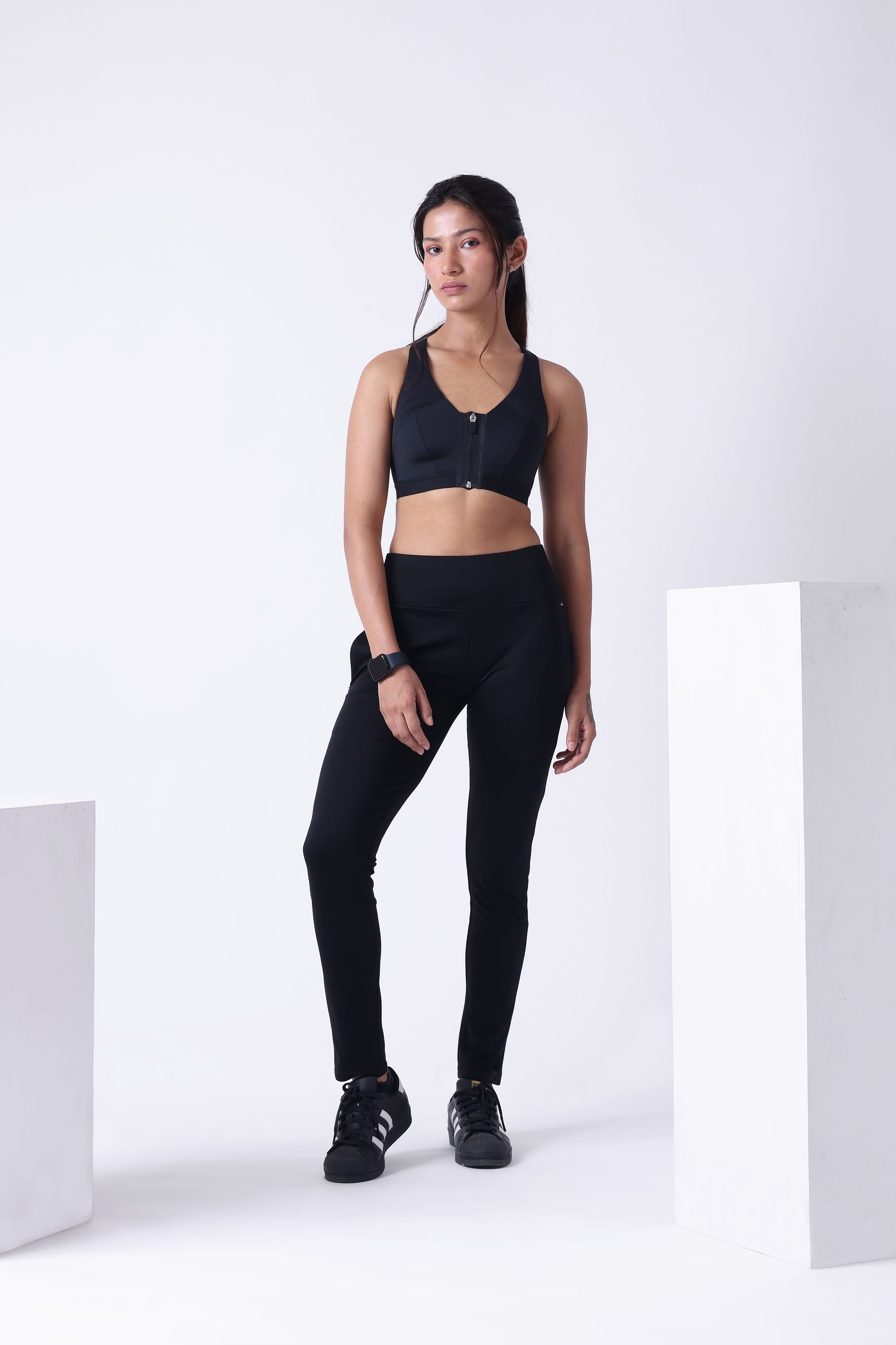 BLACK HIGH RISE FUNCTIONAL LEGGINGS-5