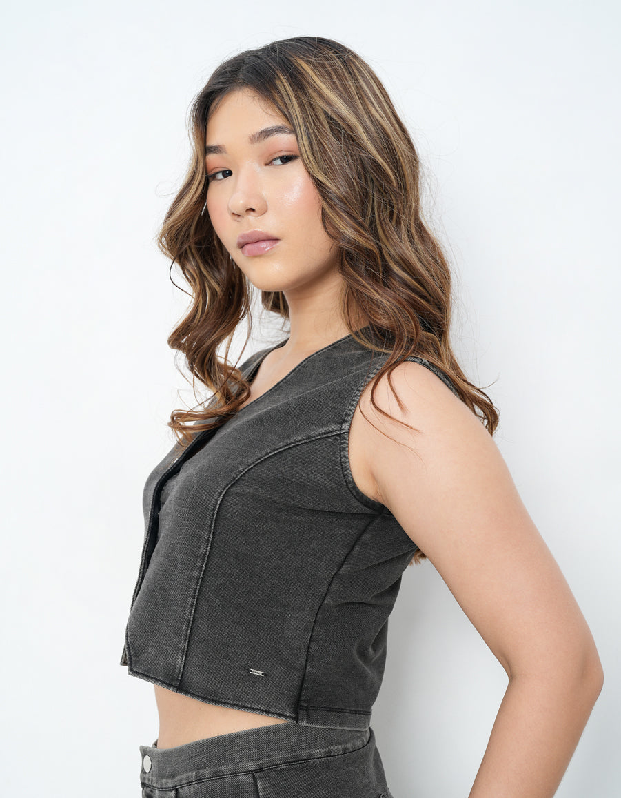 Black Waist Coat-4