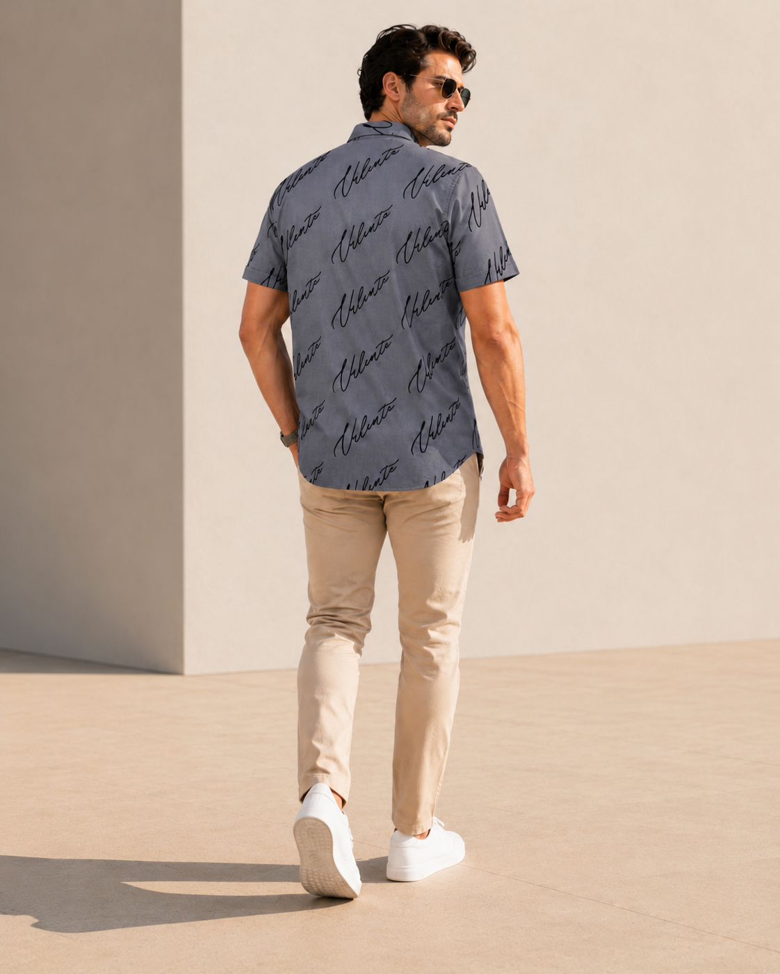 Charcoal Grey Casual Shirt-4
