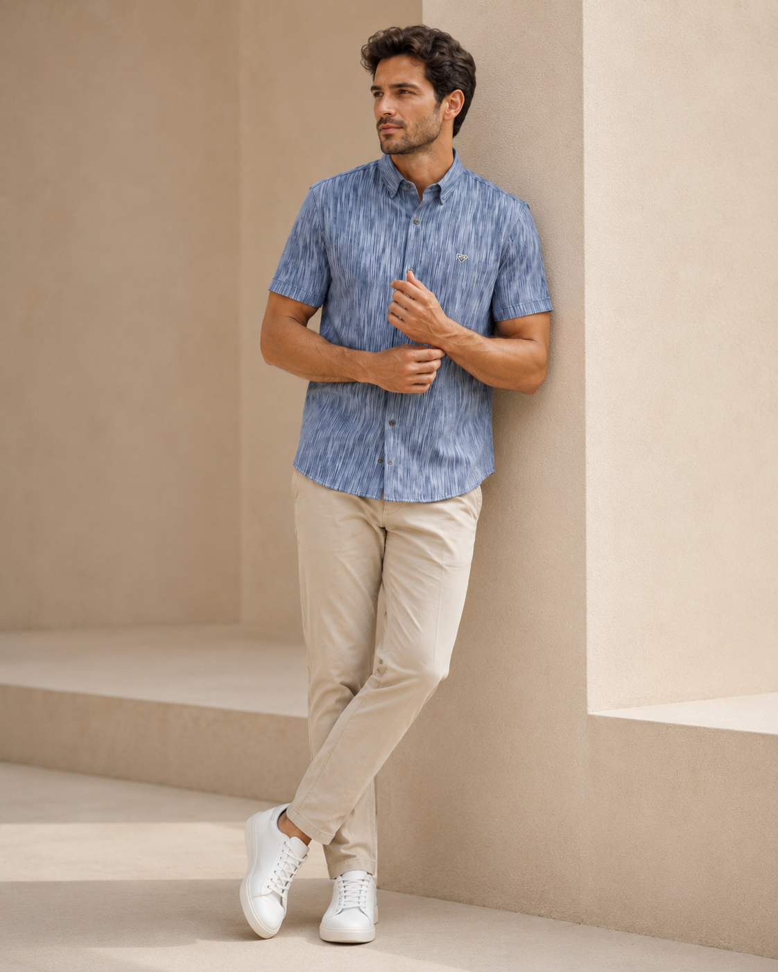 Royal Blue Casual Shirt