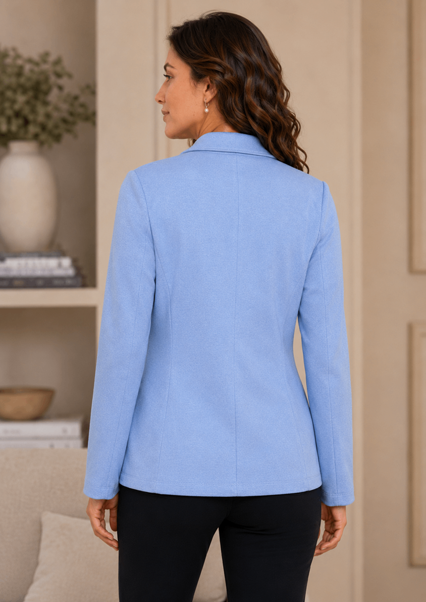 Bonnaty Sky Single-Breasted Formal Blazer-5