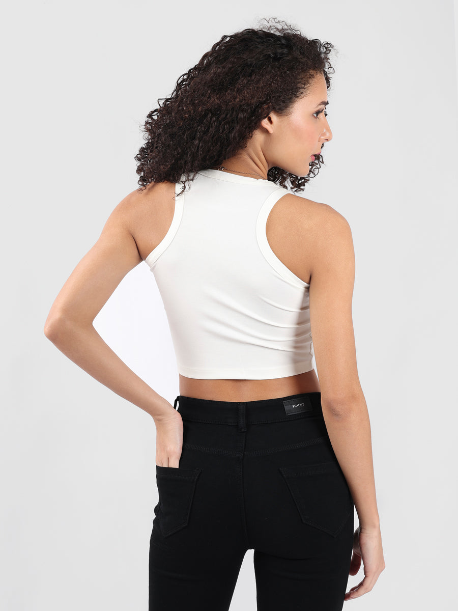 WHITE RIBBED CROP TANK TOP-4