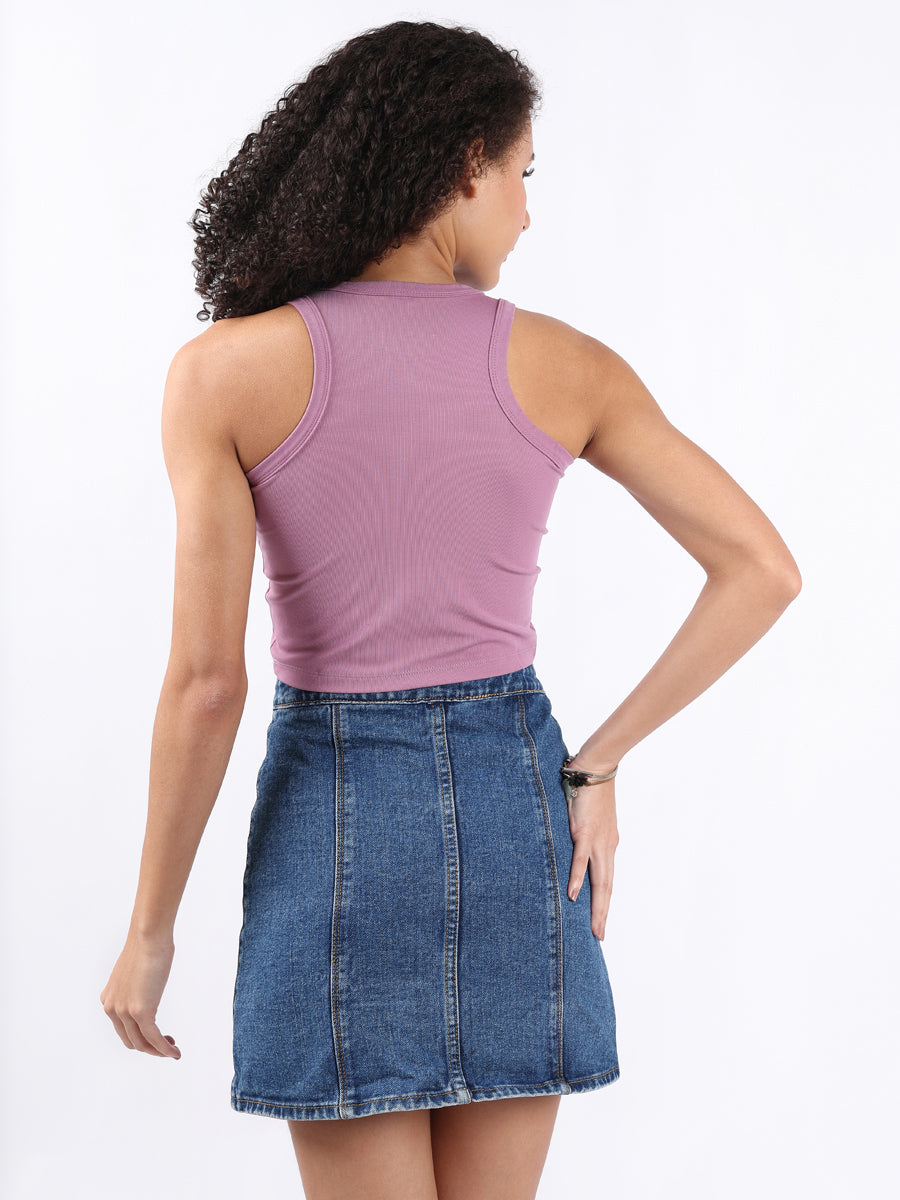 LILAC RIBBED CROP TANK TOP-4