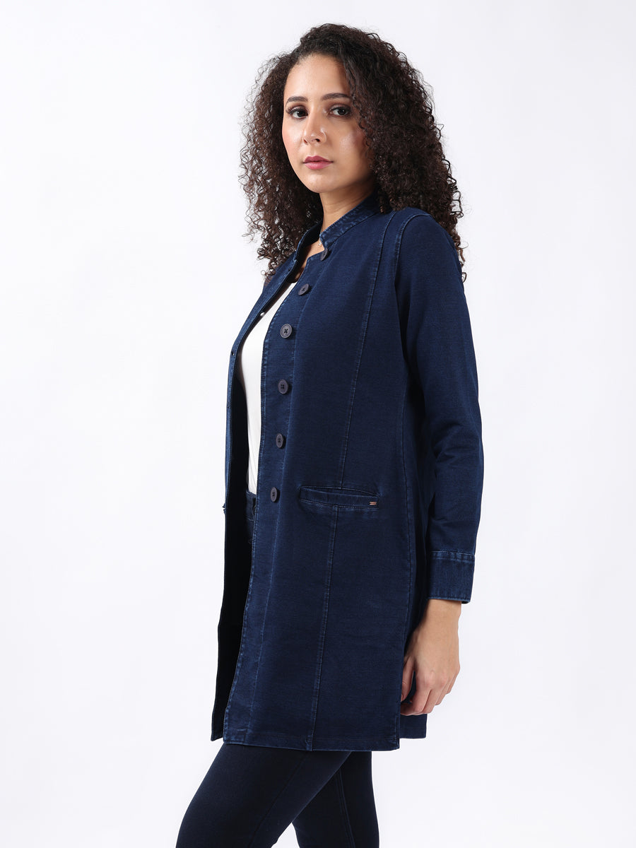 DENIM BUTTON DOWN JACKET-3