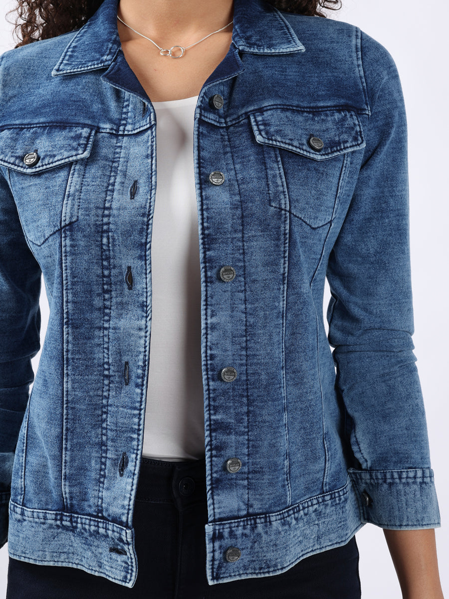 ICE WASHED TRUCKER JACKET-5