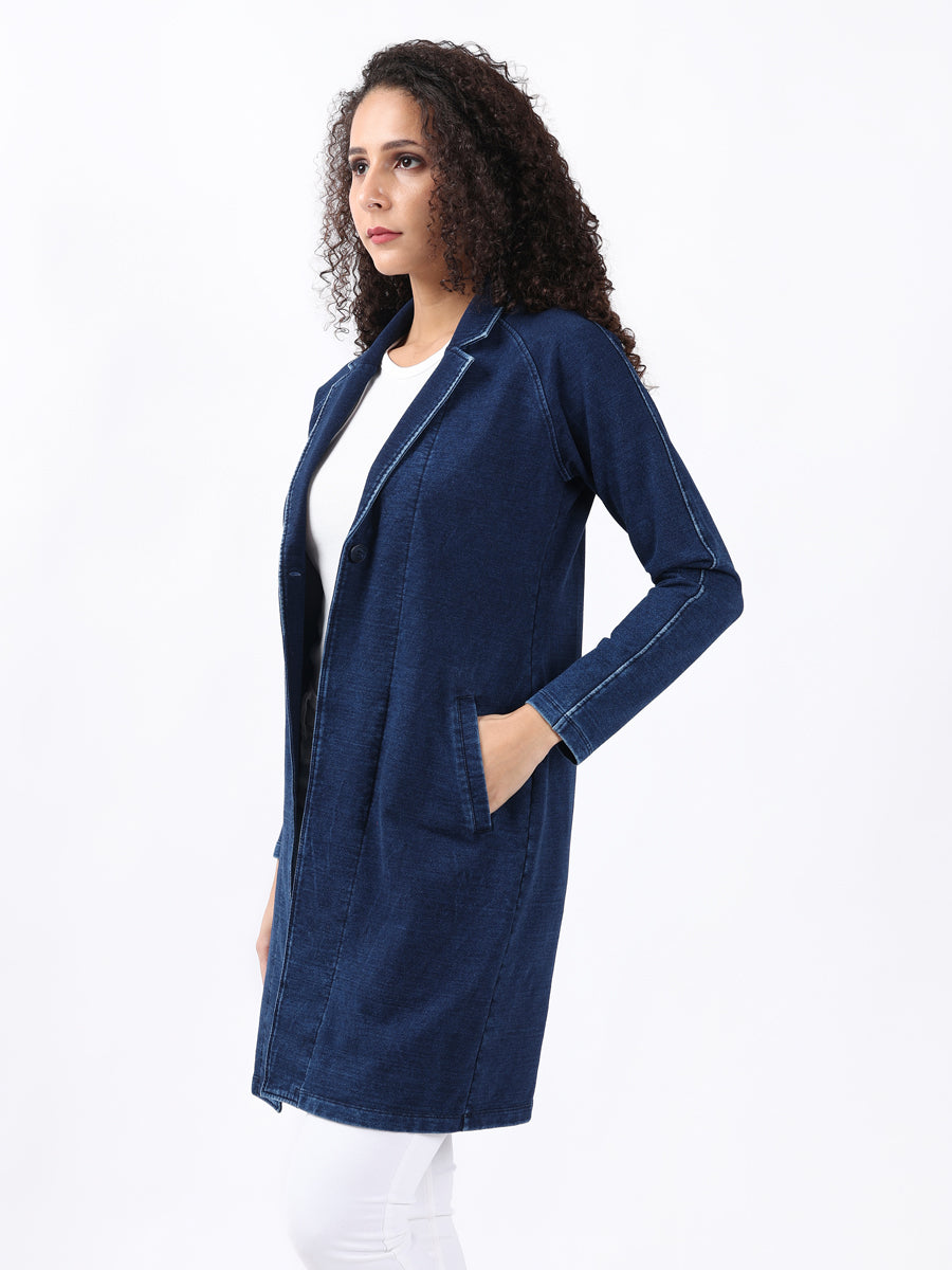DARK DENIM LONGLINE COAT-4