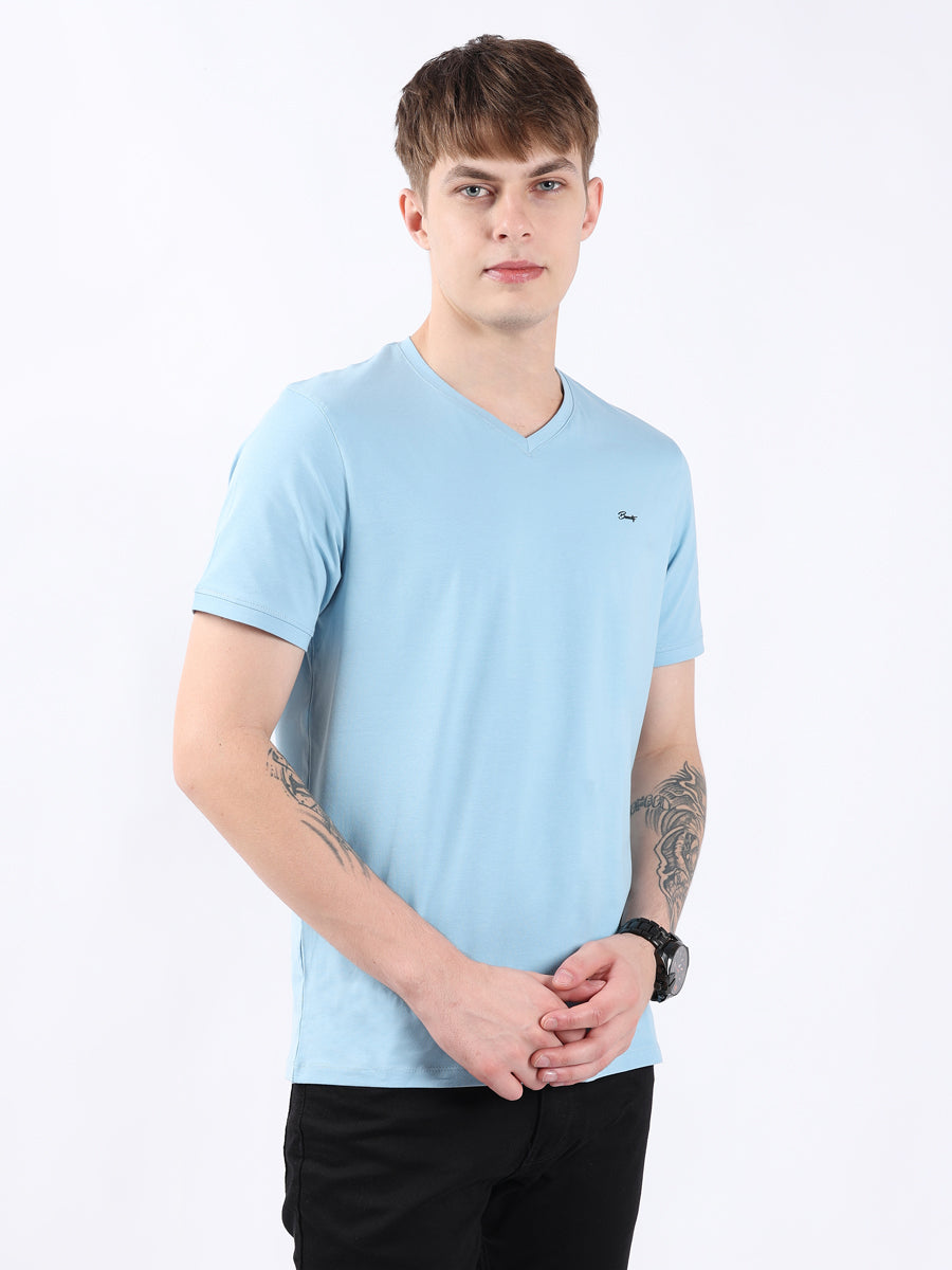 SKY V-Neck light weight t-shirt
