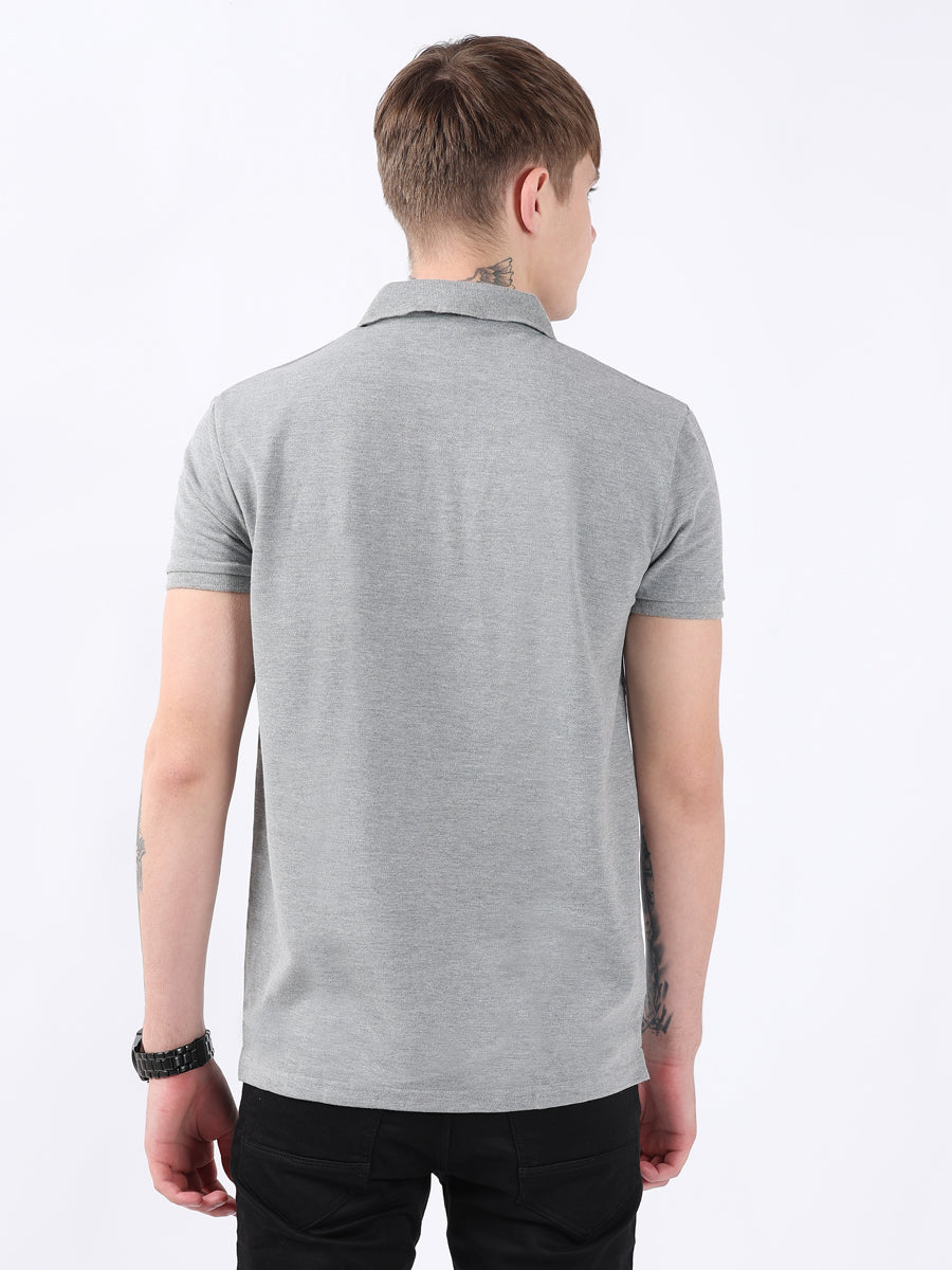 GREY MILANCH BASIC MEN POLO-5