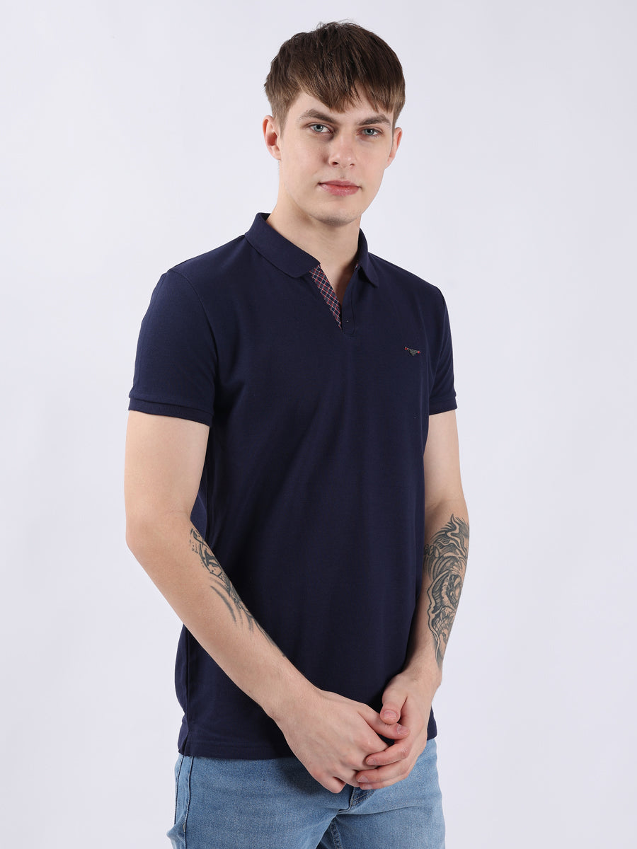 NAVY BASIC MEN POLO-3
