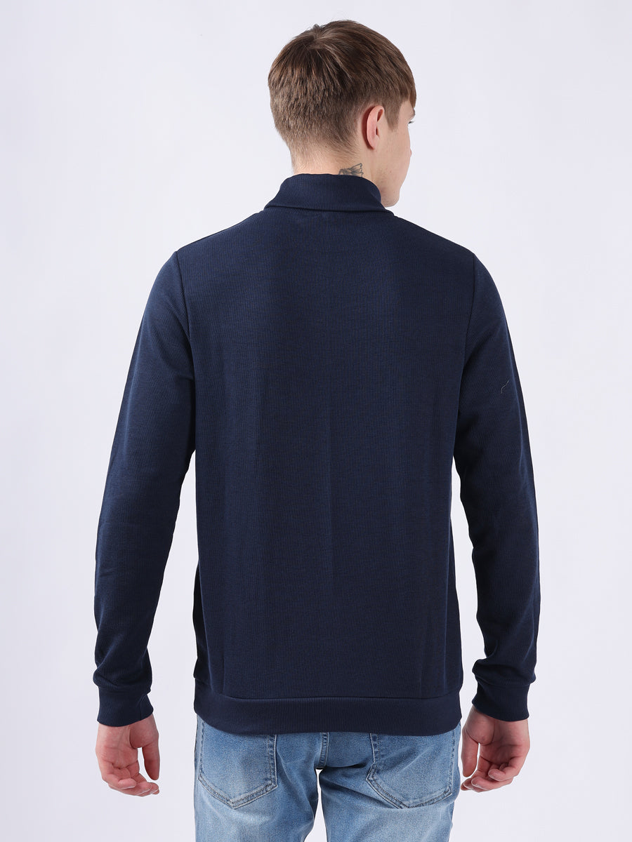NAVY LONG SLEEVE TURTLE NECK-5