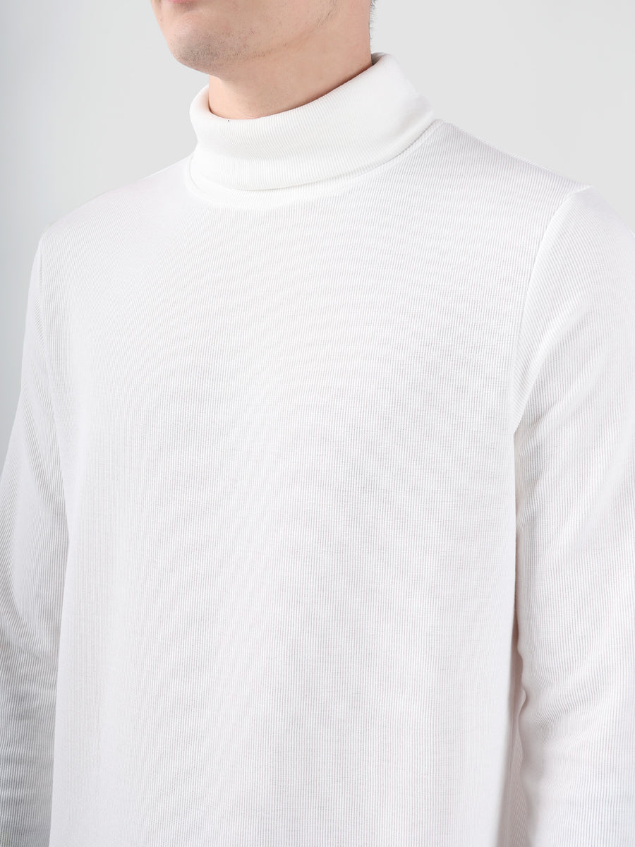 OFFWHITE LONG SLEEVE TURTLE NECK-5