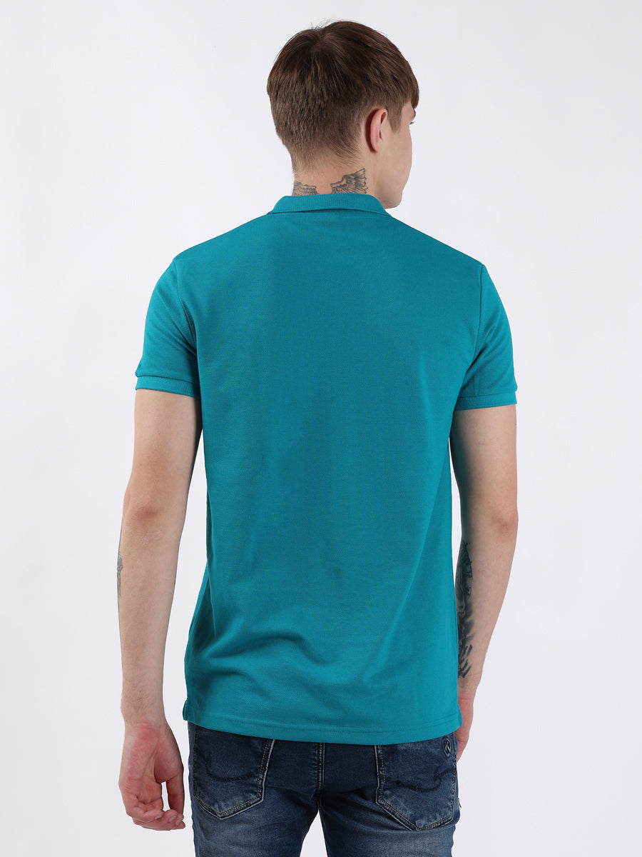 SEAGREEN BASIC MEN POLO-5